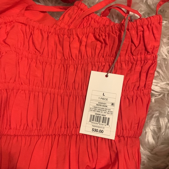 ✨NWT✨ Spaghetti Strap Smocked Dress - A
New Day™ Red L - Picture 4 of 4